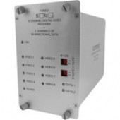Comnet Video Receiver/Data Transceiver (1550/1310 nm) - 6561.68 ft Range - Optical Fiber - Surface-mountable, Rack-mountable - TAA Compliant - TAA Compliance FVR812M1