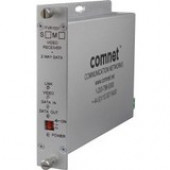 Comnet Video Receiver/Data Transceiver - 1 Output Device - 226377.95 ft Range - 1 x ST Ports - Serial Port - Coaxial, Optical Fiber - Wall Mountable, Surface-mountable, Rack-mountable - TAA Compliance FVR1031S1