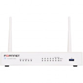 FORTINET FortiWiFi 50E Network Security/Firewall Appliance - 7 Port - 1000Base-T - Gigabit Ethernet - Wireless LAN IEEE 802.11a/b/g/n - AES (256-bit), SHA-1 - 7 x RJ-45 - Desktop FWF-50E-BDL-USG-900-60