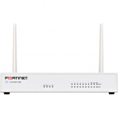 FORTINET FortiWifi FWF-60E Network Security/Firewall Appliance - 10 Port - 1000Base-T - Gigabit Ethernet - Wireless LAN IEEE 802.11ac - AES (256-bit), SHA-256 - 200 VPN - 10 x RJ-45 - 5 Year 24x7 Forticare - Desktop, Wall Mountable FWF-60E-A-BDL-950-60