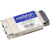 AddOn Amer Networks GBS-GLX10 Compatible TAA Compliant 1000Base-LX GBIC Transceiver (SMF, 1310nm, 10km, SC) - 100% compatible and guaranteed to work - TAA Compliance GBS-GLX10-AO