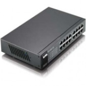 Zyxel GS1100-16 Ethernet Switch - 16 x Gigabit Ethernet Network - 2 Layer Supported - 2 Year Limited Warranty - RoHS, WEEE Compliance-RoHS Compliance GS1100-16