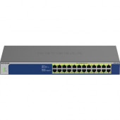Netgear GS524PP Ethernet Switch - 24 Ports - 2 Layer Supported - 300 W PoE Budget - Twisted Pair - PoE Ports - Desktop, Rack-mountable - Lifetime Limited Warranty GS524PP-100NAS