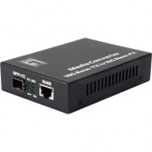 Cp Technologies LevelOne RJ45 to SFP+ 10-Gigabit Media Converter - 1 x Network (RJ-45) - 10 Gigabit Ethernet - 10GBase-X, 10GBase-T - 1 x Expansion Slots - SFP+ - 1 x SFP+ Slots - Desktop GVT-0500
