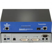 Vertiv Avocent HMX TX Transmitter, Dual DVI-D, QSXGA, USB, Audio, SFP, VNC - 1 Computer(s) - 328.08 ft Range - WQXGA - 2560 x 1600 Maximum Video Resolution - 2 x Network (RJ-45) - 1 x USB - 2 x DVI - Desktop, Rack-mountable HMX6210T-001