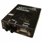 TRANSITION NETWORKS Just Convert-IT RS232 Copper to Fiber Stand-Alone Media Converter - 1 x DB-9 , 1 x SC Duplex - TAA Compliance J/RS232-TF-01(SC)-NA