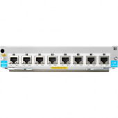 HPE 5400R 8-port 1/2.5/5/10GBASE-T PoE+ with MACsec v3 zl2 Module - For Data Networking - 8 x RJ-45 10GBase-T LAN - Twisted Pair10 Gigabit Ethernet - 10GBase-T - 10 Gbit/s - TAA Compliance J9995A