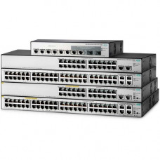 HPE OfficeConnect 1850 48G 4XGT PoE+ 370W Switch - 52 Ports - Manageable - 2 Layer Supported - Twisted Pair - 1U High - Rack-mountable, Wall Mountable, Under Table, Desktop JL173A#ABA