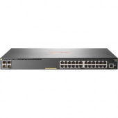 HPE Aruba 2930F 24G PoE+ 4SFP Switch - 24 Ports - Manageable - 3 Layer Supported - Modular - 4 SFP Slots - Twisted Pair, Optical Fiber - 1U High - Rack-mountable - Lifetime Limited Warranty JL261ACM#ABA