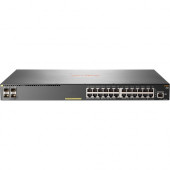 HPE Aruba IoT Ready and Cloud Manageable Access Switch - Manageable - 2 Layer Supported - Modular - Twisted Pair, Optical Fiber - 1U High - Rack-mountable, Wall Mountable, Desktop - Lifetime Limited Warranty JL356A#ABA