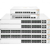 HPE Aruba Instant On 1930 24G Class4 PoE 4SFP/SFP+ 370W Switch - 24 Ports - Manageable - 3 Layer Supported - Modular - 439 W Power Consumption - 370 W PoE Budget - Optical Fiber, Twisted Pair - PoE Ports - 1U High - Rack-mountable - Lifetime Limited Warra