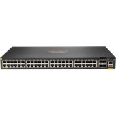 HPE Aruba 6200F 48G Class4 PoE 4SFP+ 740W Switch - 48 Ports - Manageable - Gigabit Ethernet, 10 Gigabit Ethernet - 10/100/1000Base-T, 10GBase-X - TAA Compliant - 3 Layer Supported - Modular - Power Supply - 62 W Power Consumption - 740 W PoE Budget - Opti