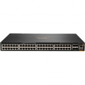 HPE Aruba 6300M 48-port 1GbE and 4-port SFP56 Power-to-Port 2 Fan Trays 1 PSU Bundle - 48 Ports - Manageable - TAA Compliant - 3 Layer Supported - Modular - 75 W Power Consumption - Twisted Pair, Optical Fiber - PoE Ports - 1U High - Rack-mountable - Life