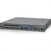 HPE Aruba 7010 Wireless LAN Controller - 16 x Network (RJ-45) - Gigabit Ethernet - PoE Ports - Rack-mountable - TAA Compliance JY850A