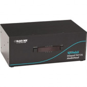 Black Box ServSwitch Wizard Dual-Link DVI with USB True Emulation - 4 Computer(s) - 1 Local User(s) - 2560 x 1600 - 8 x USB - 10 x DVI - Desktop - TAA Compliance KV2204A