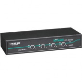 Black Box ServSwitch EC for PS/2 and USB Servers and PS/2 or USB Consoles Kit, 4-Port - 4 Computer(s) - 1 Local User(s) - 1920 x 1440 - 2 x PS/2 Port5 x VGA - Rack-mountable - 1U KV9204A-K