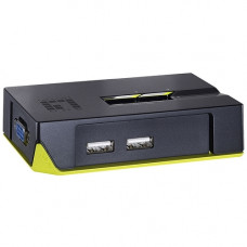 Cp Technologies LevelOne KVM-0222 2-Port USB KVM Switch - 2 x 1 - 2 x HD-15 Keyboard/Mouse/Video KVM-0222