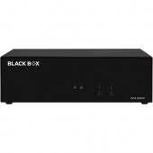 Black Box Secure KVM Switch - FlexPort HDMI/DisplayPort - 2 Computer(s) - 1 Local User(s) - 3840 x 2160 - 4 x USBHDMI - DesktopDisplayPort - TAA Compliant KVS4-2002HV