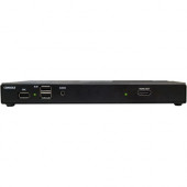 Black Box Secure KVM Peripheral Defender - HDMI, CAC - 1 Computer(s) - 1 Local User(s) - 3840 x 2160 - 5 x USB - 2 x HDMI - Desktop - TAA Compliant KVS4-8001HX