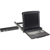 Black Box ServView 17" LCD Console Drawer with 1-Port CATx KVM Switch - 1 Computer(s) - 17" LCD - 1280 x 1024 - 1 x USB - 1 x DVI - 1 x VGA120 V AC, 230 V AC Input Voltage - 1U High - TAA Compliant - TAA Compliance KVT517A-1UV-R2