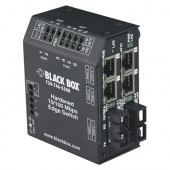 Black Box LBH240A-H-SC Hardened Heavy-Duty Edge Switch - 2 x , 4 x 10/100Base-TX LBH240A-H-SC