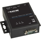 Black Box LES300 Device Server - Twisted Pair - 1 x Network (RJ-45) - 1 x Serial Port - 100Base-TX - Fast Ethernet - Wall Mountable, DIN Rail Mountable - TAA Compliant LES301A
