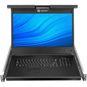 Vertiv Avocent LRA Rack Console 18.5" LCD Widescreen,16-Port, Keyboard with Touchpad - 16 Computer(s) - 18.5" LED - UXGA - 1600 x 1200 - 16:9PS/2 PortUSBVGA - Keyboard - TouchPad - 120 V AC, 230 V AC Input Voltage - 1U High - PC - TAA Compliance
