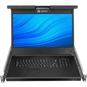 Vertiv Avocent LRA Rack Console 18.5" LCD Widescreen,8-Port, Keyboard with Touchpad - 8 Computer(s) - 18.5" LED - 1600 x 1200 - 2 x USBVGA - Keyboard - TouchPad - 1U High - TAA Compliant LRA185KMM8D-G01