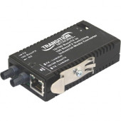 TRANSITION NETWORKS M/E-ISW Transceiver/Media Converter - 1 x Network (RJ-45) - 1 x ST Ports - DuplexST Port - Multi-mode - Fast Ethernet - 10/100Base-TX, 100Base-FX - Rail-mountable, Wall Mountable - TAA Compliance M/E-ISW-FX-02