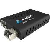 Axiom Transceiver/Media Converter - 1 x Network (RJ-45) - 1 x ST Ports - DuplexST Port - Single-mode - Gigabit Ethernet - 1000Base-SX, 10/100/1000Base-TX MC03-M8L05-AX