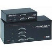 Rose Electronics MultiStation 1x4 Stand-alone KVM Switch - 1 x 4 - 1 x DB-25 Keyboard/Mouse/Video ML-4U