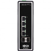 Tripp Lite NGI-M04C2 Ethernet Switch - 4 Ports - Manageable - Gigabit Ethernet - 10/100/1000Base-T, 100Base-FX, 1000Base-X, 1000Base-SX/LX - TAA Compliant - 2 Layer Supported - Modular - 2 SFP Slots - 10 W Power Consumption - Optical Fiber, Twisted Pair -