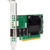 HPE Mellanox MCX623105AS-VDAT Ethernet 200Gb 1-port QSFP56 Adapter for - PCI Express 4.0 x16 - 25 GB/s Data Transfer Rate - 1 Port(s) - Optical Fiber - 100GBase-X - QSFP56 - Plug-in Card P10180-B21