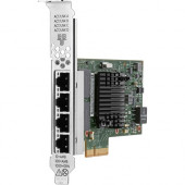 HPE Ethernet 1Gb 4-port Base-T I350-T4 Adapter - PCI Express 2.0 x4 - 4 Port(s) - 4 - Twisted Pair - 1000Base-T - Plug-in Card P21106-B21