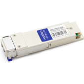 AddOn Cisco QSFP-100G-LR4-S Compatible TAA Compliant 100GBase-LR4 QSFP28 Transceiver (SMF, 1295nm to 1309nm, 10km, LC, DOM) - 100% compatible and guaranteed to work - TAA Compliance QSFP-100G-LR4-S-AO