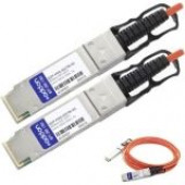 AddOn Cisco QSFP-H40G-AOC7M Compatible TAA Compliant 40GBase-AOC QSFP+ to QSFP+ Direct Attach Cable (850nm, MMF, 7m) - 100% compatible and guaranteed to work - TAA Compliance QSFP-H40G-AOC7M-AO