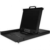 Startech.Com Rackmount KVM Console - 16 Port with 17-inch LCD Monitor - VGA KVM - Cables and Mounting Hardware Included - Connect up to 16 PCs or servers to this rack mount console - An LCD monitor, built-in keyboard and touch pad in 1U of rack space - 17