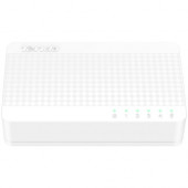 Tenda S105 5-Port 10/100 Mbps Desktop Switch - 5 Ports - 2 Layer Supported - Twisted Pair - Desktop - 3 Year Limited Warranty S105 V10.0