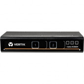 Vertiv Co AVOCENT Cybex SC840 Secure 4-Port KVM Switch, Single-Head DVI-I (dual-link) - 4 Computer(s) - 1 Local User(s) - 2560 x 1600 - 2 x PS/2 PortUSB - 4 x DVI - Desktop, Rack-mountable SC840-202