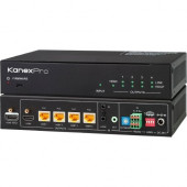 Kanexpro 4K HDBaseT 1x4 Distribution Amplifier up to 230 feet (70m) - 1 Input Device - 230 ft Range - 4 x Network (RJ-45) - 1 x USB - 1 x HDMI In - 1 x HDMI Out - Serial Port - 4K - 4096 x 2160 - Twisted Pair - Category 6 - Rack-mountable, Wall Mountable 
