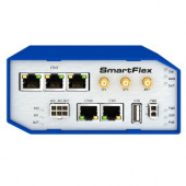 B&B Electronics Mfg. Co Modular LTE Router with SmartWorx Hub (5xETH, USB, 2xI/O, SD, 2xSIM) SR30500110-SWH