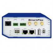 B&B Electronics Mfg. Co B+B SmartWorx SmartFlex Cellular LTE Router POE NAM: LTE, UMTS, GSM/GPRS/EDGE w/(5) RJ45 10/100BTX, (1) USB, (2) BI/BO, SD Holder, (2) SIM & GPS [PoE PSE] (metal enclosure) (SmartWorx Hub) SR30508420-SWH