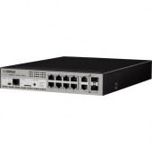Yamaha Intelligent L2 Network switch with PoE - 10 Ports - Manageable - 2 Layer Supported - Modular - 2 SFP Slots - 280 W Power Consumption - 240 W PoE Budget - Optical Fiber, Twisted Pair - PoE Ports - 1U High - Rack-mountable, Wall Mountable, Ceiling Mo