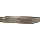 Tenda TEF1008P 8-Port 10/100 Mbps Unmanaged Switch - 8 Ports - 2 Layer Supported - Twisted Pair - Desktop - 3 Year Limited Warranty TEF1008P