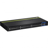 Trendnet 48-Port 10/100Mbps Web Smart Switch - 2 x SFP (mini-GBIC) - 48 x 10/100Base-TX, 4 x 10/100/1000Base-T-RoHS Compliance TEG-2248WS