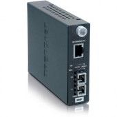 Trendnet TFC-110 100Base-TX to 100Base-FX Multi Mode Fiber Converter - 1 x SC , 1 x RJ-45 - 100Base-FX, 10/100Base-TX - TAA Compliance TFC-110MSC