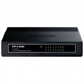 TP-Link TL-SF1016D 16-Port 10/100Mbps Desktop Switch, 3.2Gbps Capacity - 16 Ports - 16 x RJ-45 - 10/100Base-TX - Desktop, Wall Mountable" - RoHS Compliance TL-SF1016D