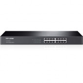 TP-Link TL-SG1016 10/100/1000Mbps 16-Port Gigabit 19-inch Rackmountable Switch, 32Gbps Capacity - 16 Ports - 16 x RJ-45 - 10/100/1000Base-T - Desktop, Rack-mountable" - RoHS Compliance-RoHS Compliance TL-SG1016