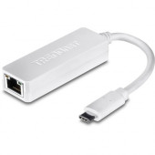 Trendnet USB-C (Type-C) to Gigabit Ethernet Adapter - USB Type C - 1 Port(s) - 1 - Twisted Pair - TAA Compliance TUC-ETG