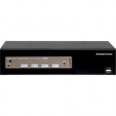 Connectpro UDD-14A-PLUS-KIT KVM Switchbox - 4 Computer(s) - 1 Local User(s) - 2560 x 1600 - 1 x Network (RJ-45) - 8 x USB - 10 x DVI - Desktop UDD-14A-PLUS-KIT